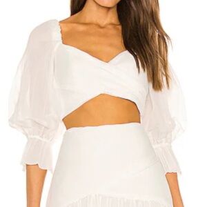 ZIMMERMANN
Pleated Bodice Top